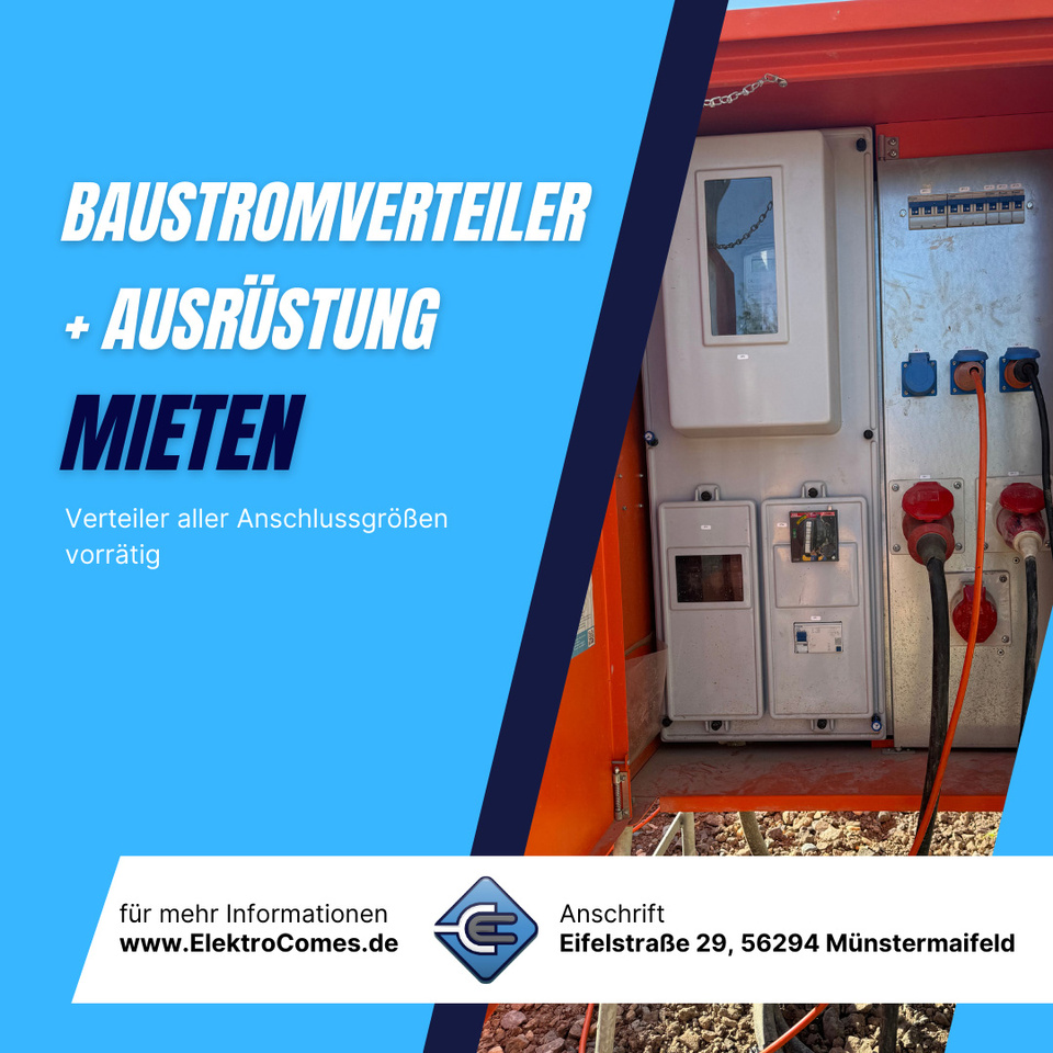 Baustromverteiler mieten